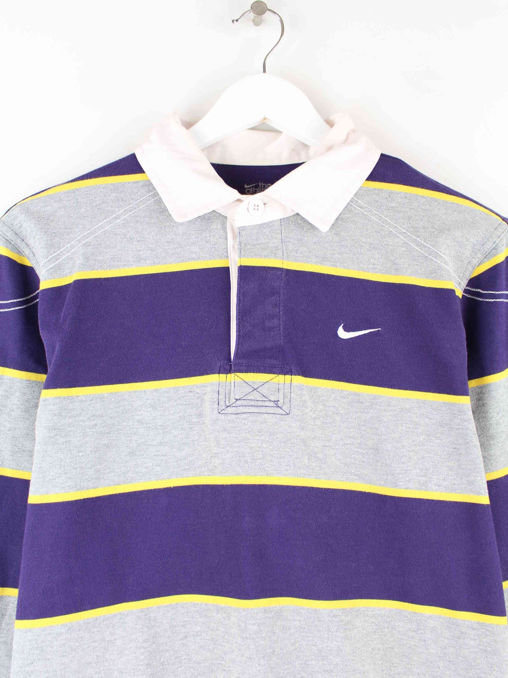 Nike Gestreiftes Langarm Polo Mehrfarbig M (detail image 1)