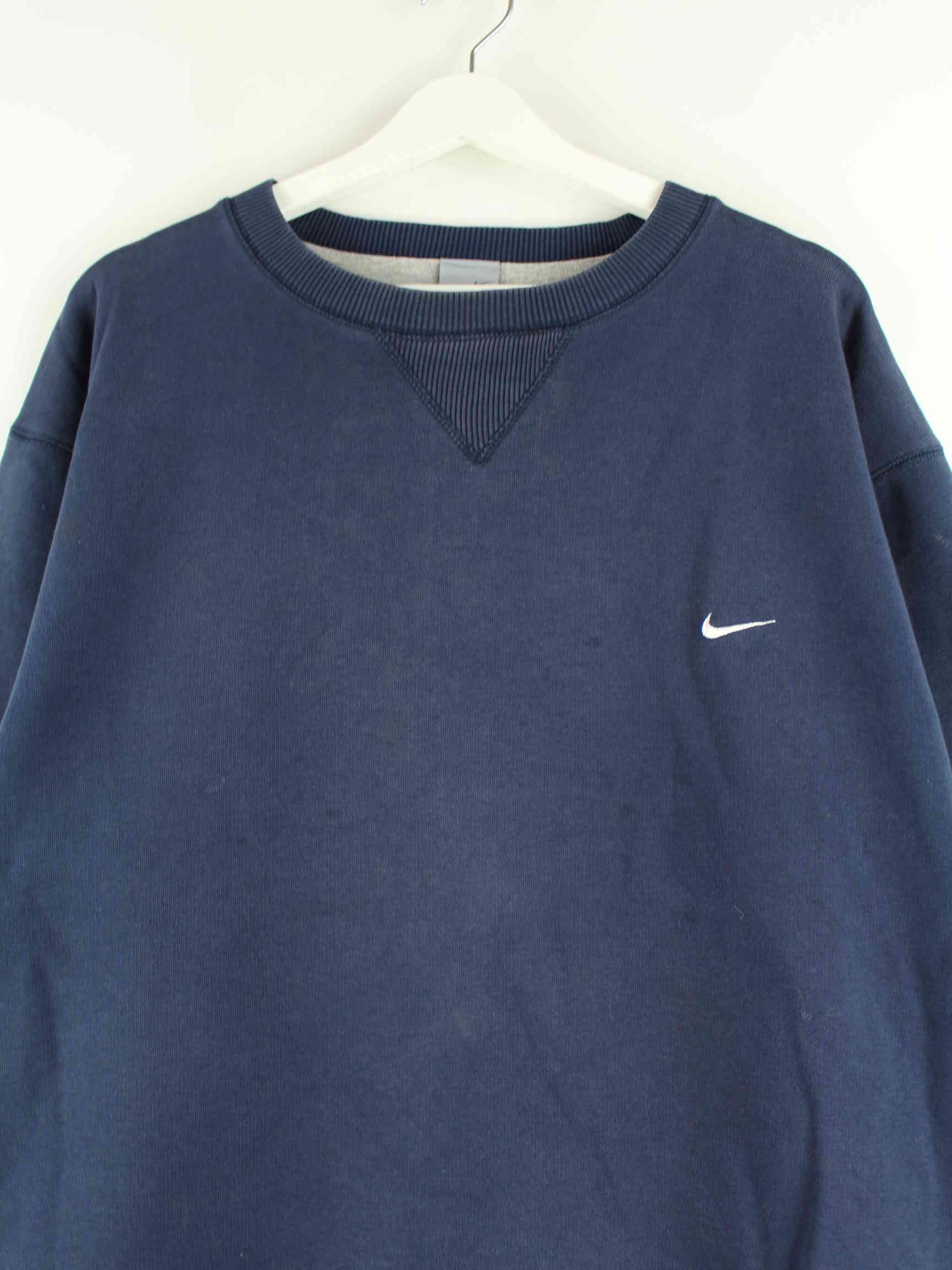 Nike y2k Swoosh Basic Sweater Blau XL (detail image 1)