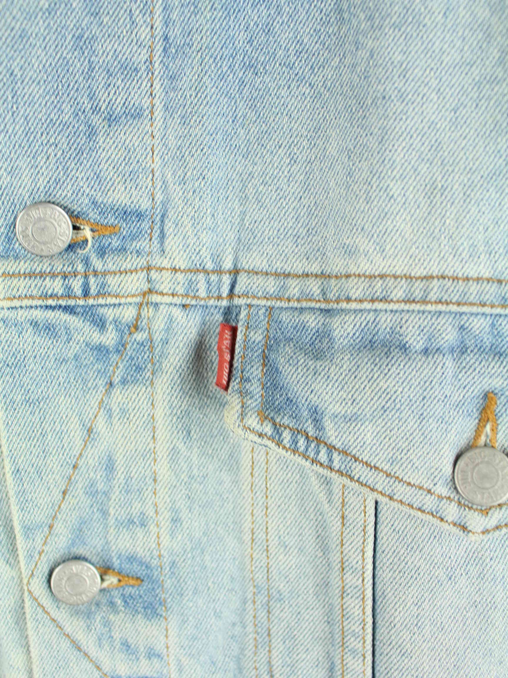 Vintage 90s Big Star Jeans Jacke Blau L (detail image 3)