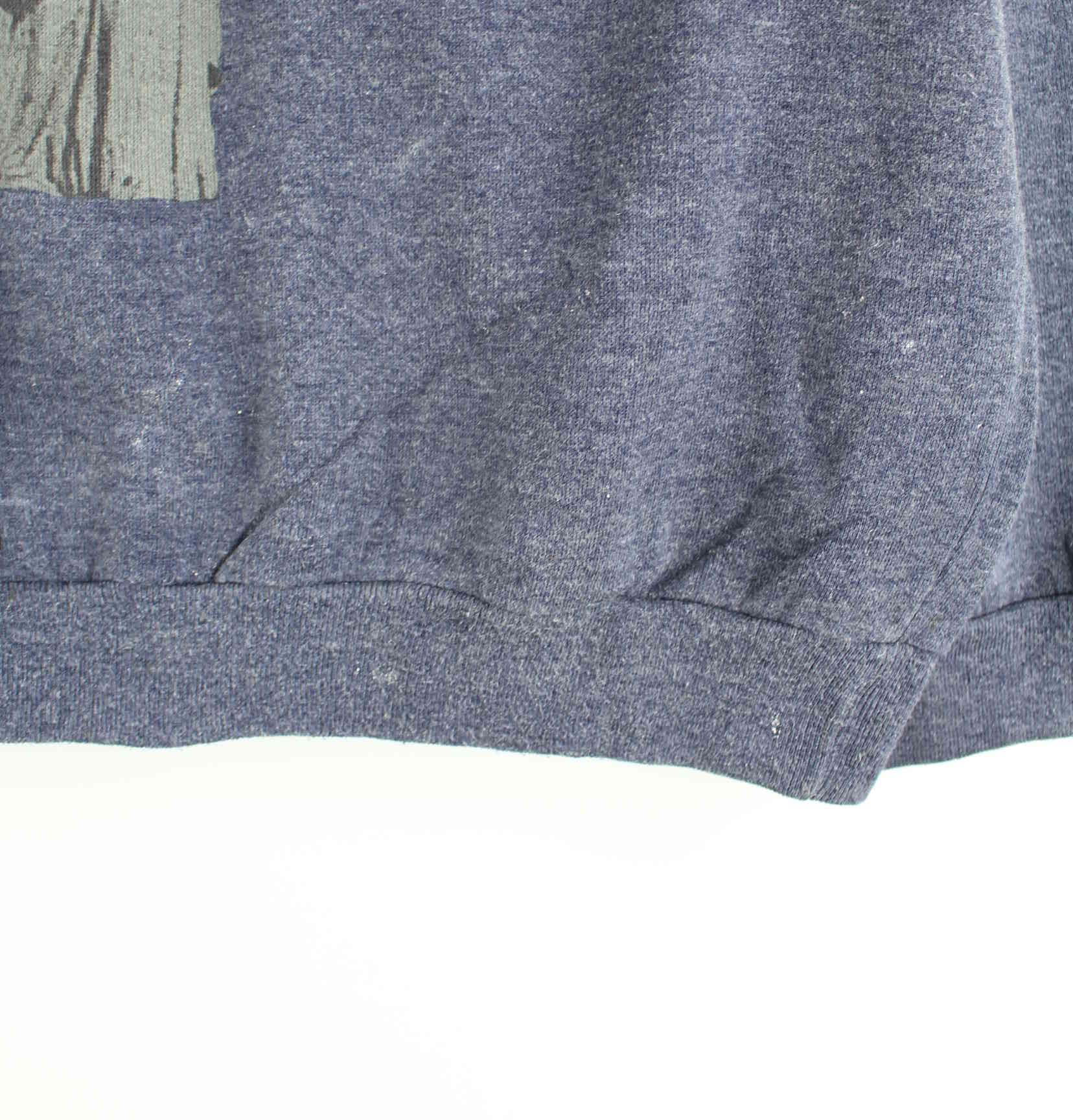 Lee 90s Vintage Print Sweater Blau XL (detail image 3)
