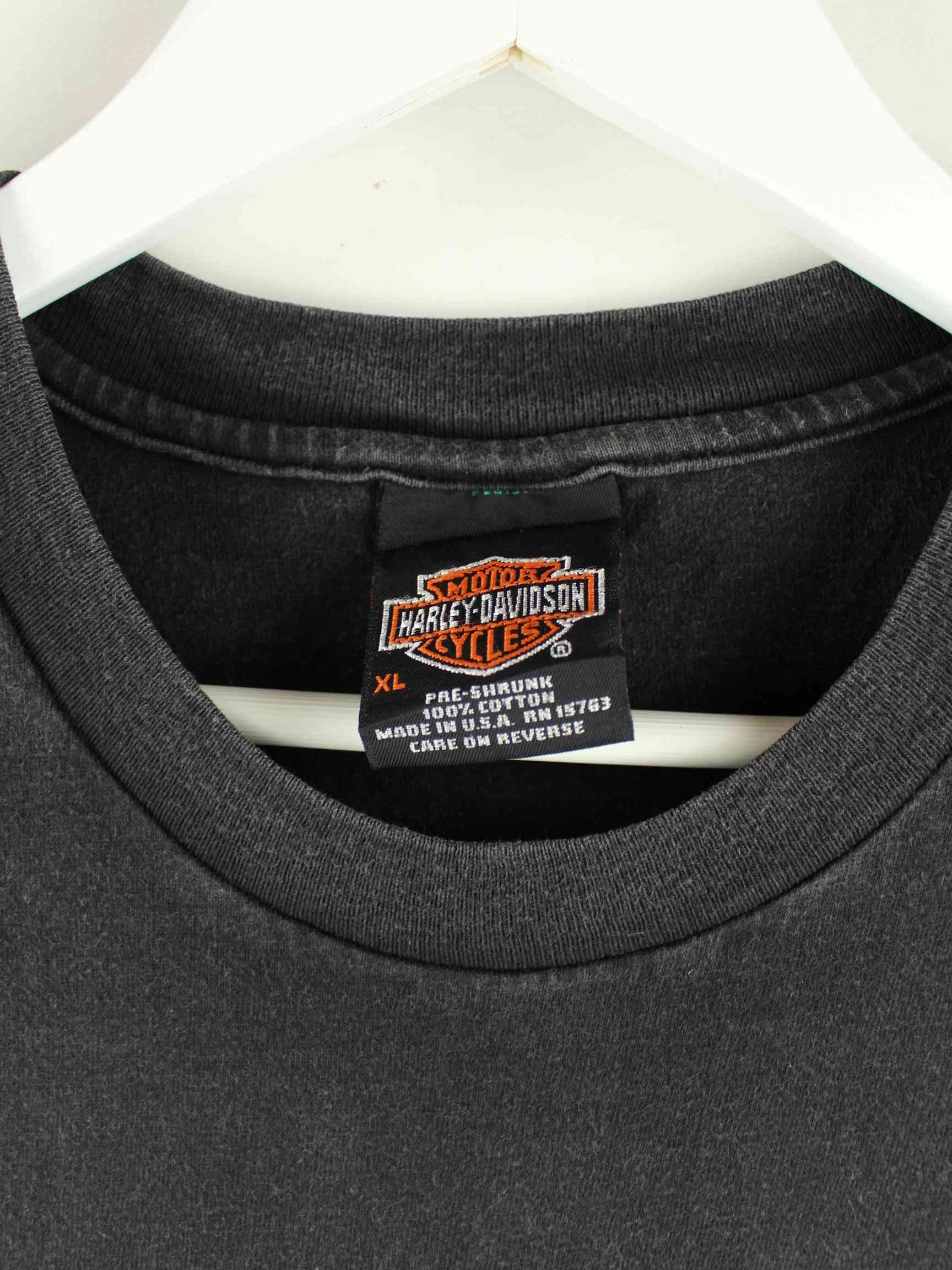 Harley Davidson 2000 Vintage Rapid City Print T-Shirt Schwarz XL (detail image 2)