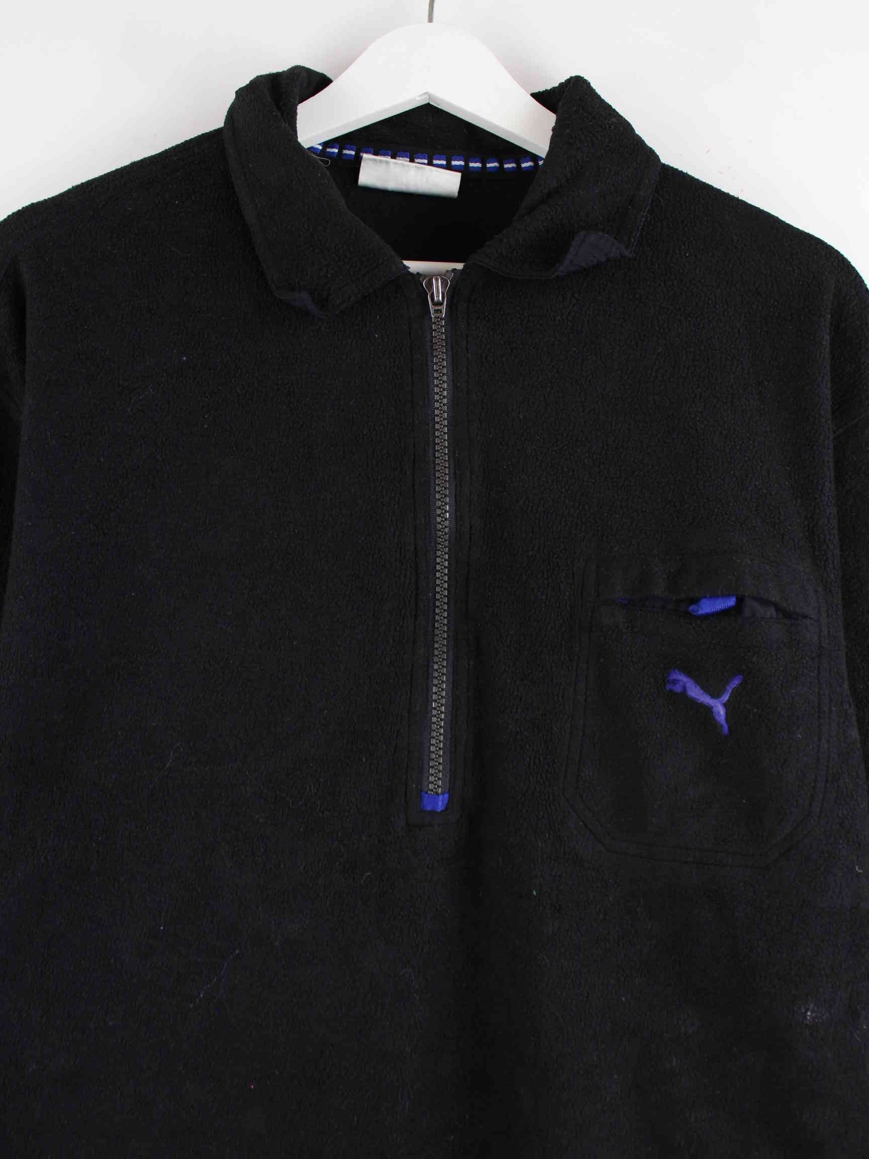 Puma 00s Fleece Half Zip Sweater Schwarz XL (detail image 1)