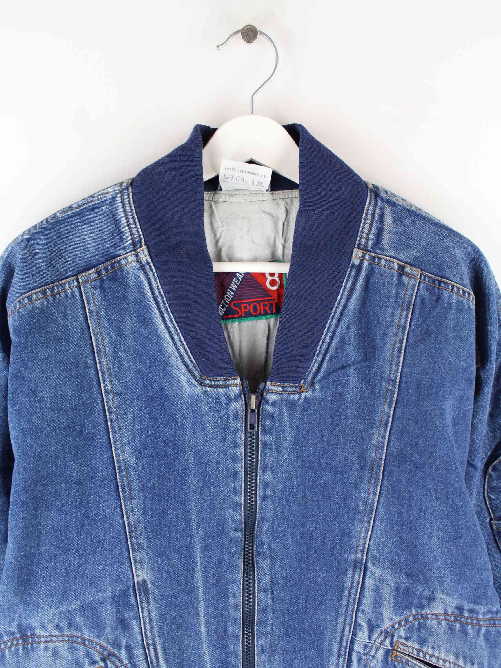 Vintage Damen 90s Jeans Jacke Blau XL (detail image 1)