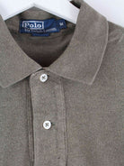 Ralph Lauren 90s Vintage Langarm Polo Grün M (detail image 2)