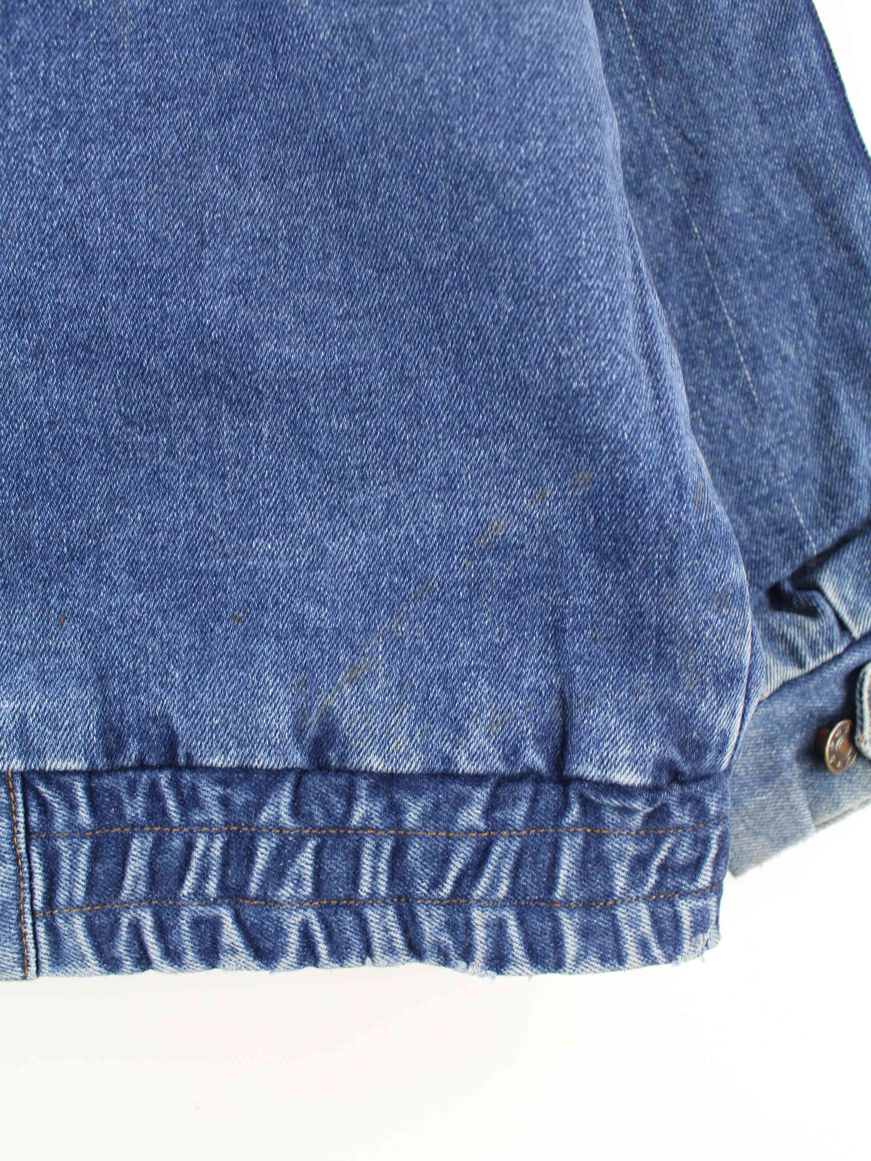 Vintage Damen 90s Jeans Jacke Blau XL (detail image 3)