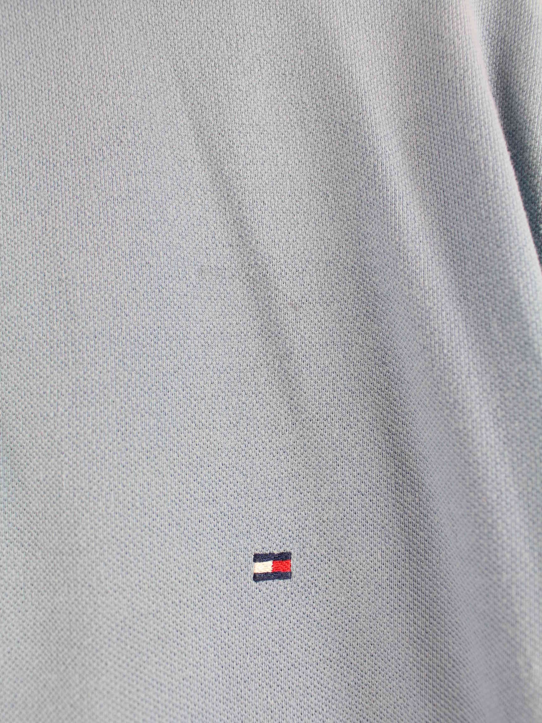 Tommy Hilfiger 00s Langarm Polo Blau XL (detail image 4)