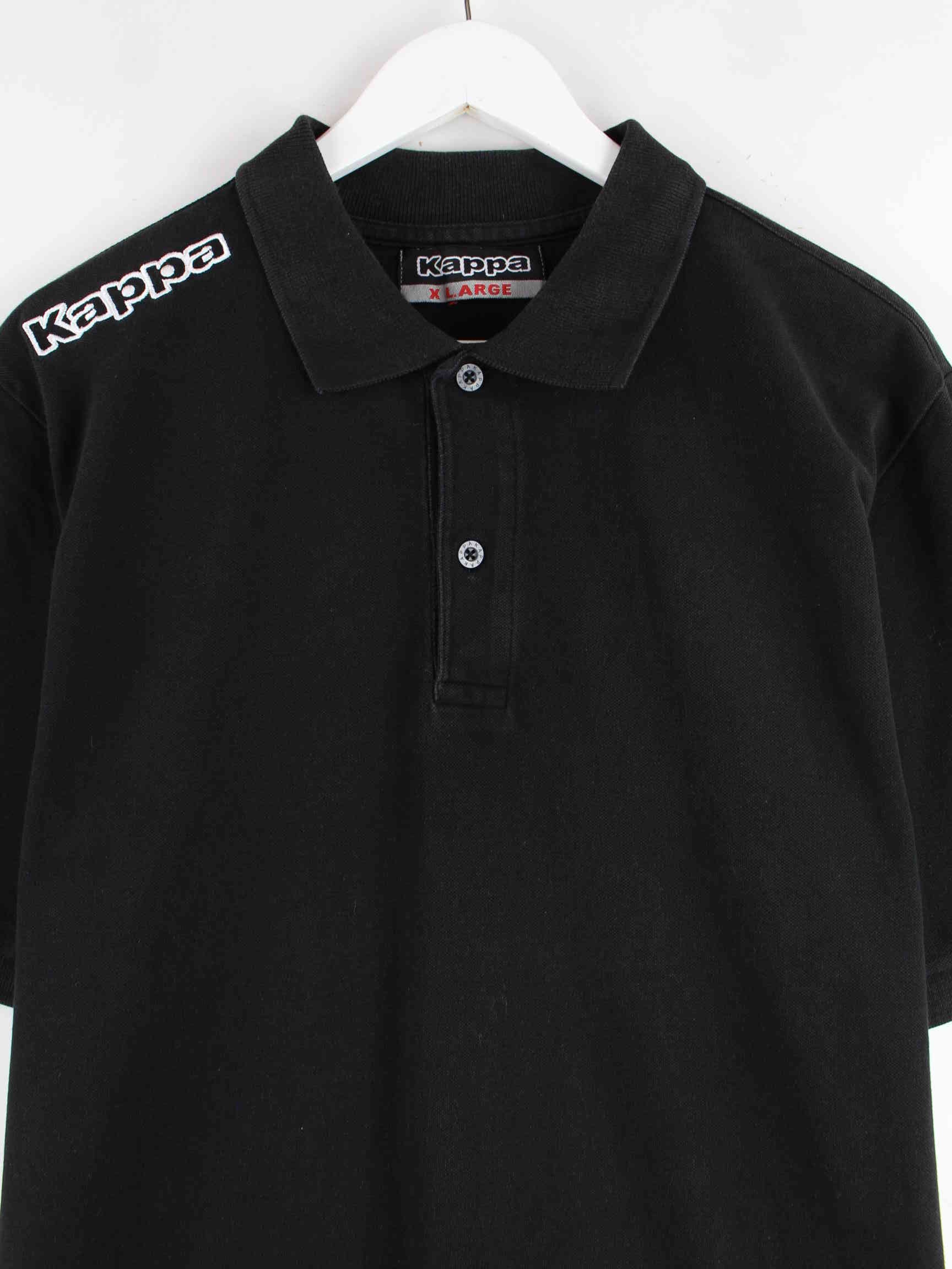 Kappa 00s Embroidered Polo Schwarz XL (detail image 1)