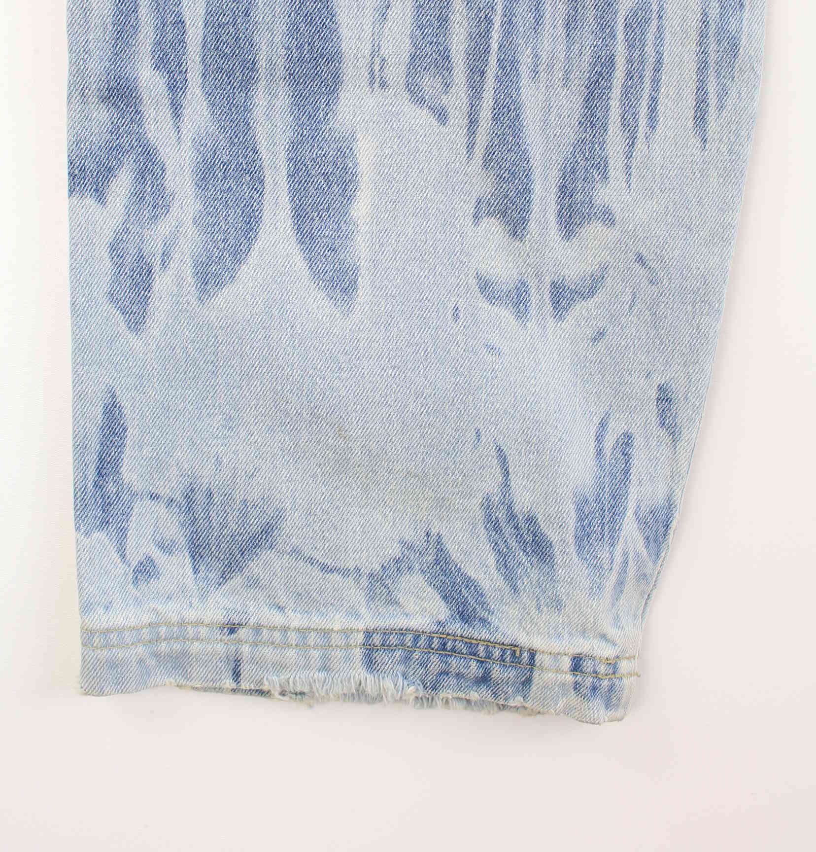 Vintage y2k Acid Washed Carpenter Jeans Blau W34 L30 (detail image 8)