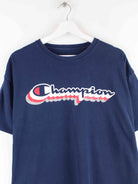 Champion Logo Print T-Shirt Blau XL (detail image 1)