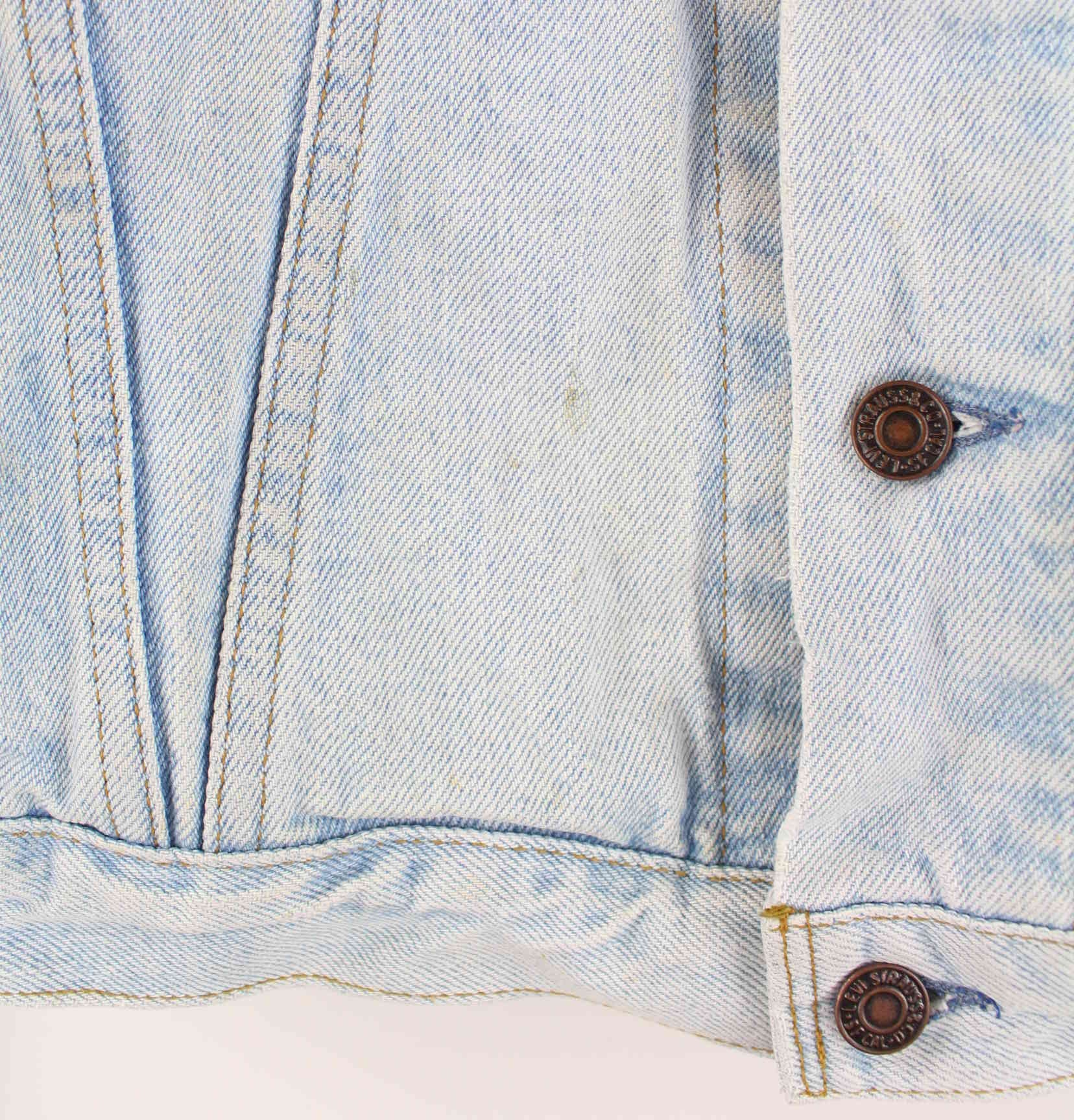 Levi's Vintage 1984 Jeans Jacke Blau L (detail image 7)