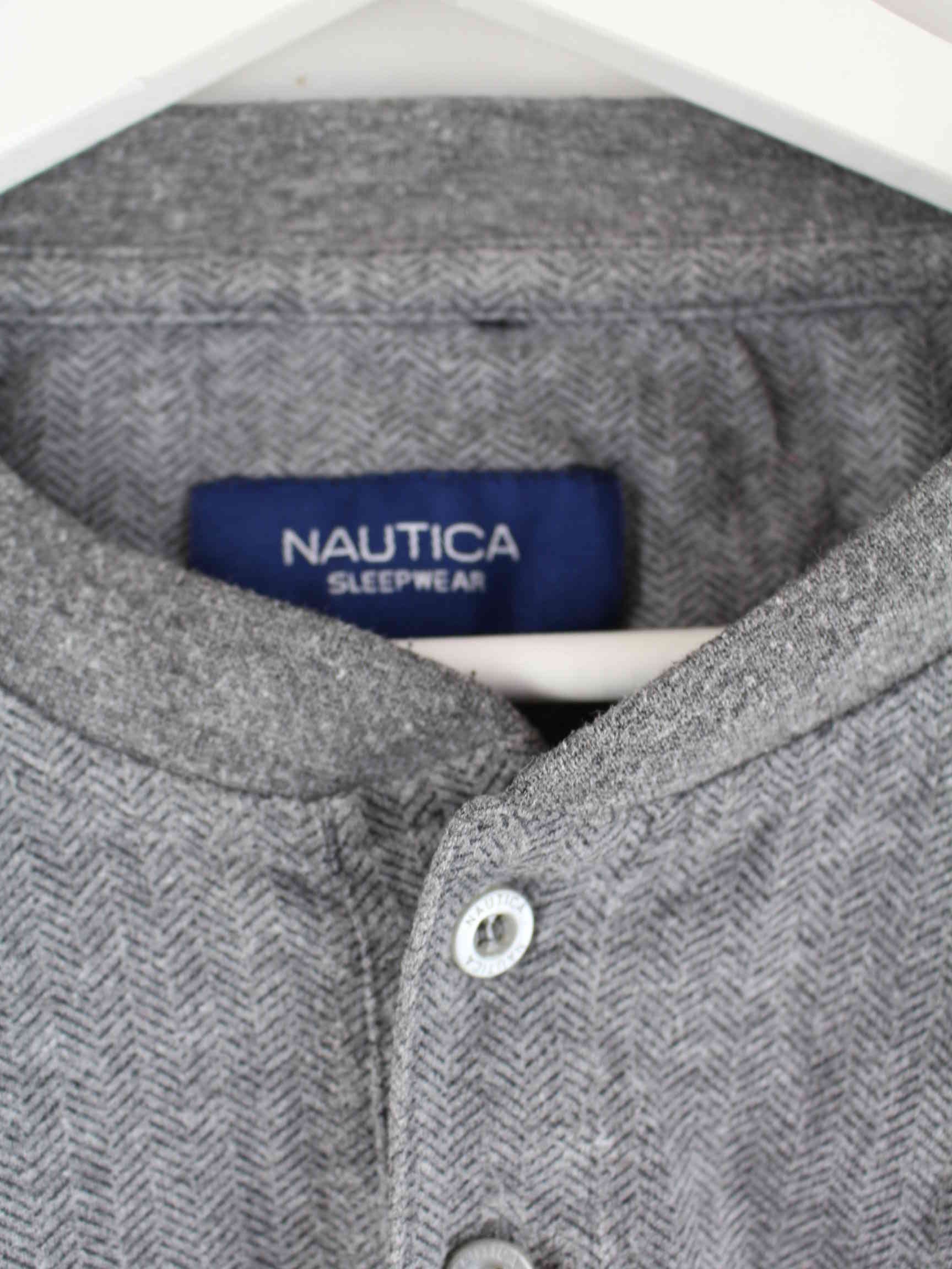 Nautica Sleepwear T-Shirt Grau  (detail image 2)