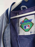 MLB 90s Vintage Yankees Embroidered Jacke Blau L (detail image 3)