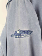 MLB 90s Vintage Yankees Embroidered Jacke Blau L (detail image 12)