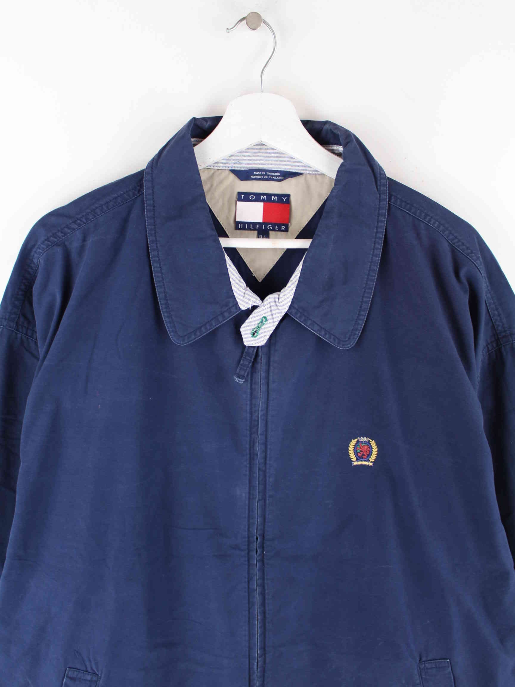 Tommy Hilfiger 90s Vintage Harrington Jacke Blau XXL (detail image 1)