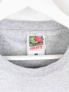 Fruit of the Loom 90s Vintage Print Single Stitch T-Shirt Grau XL (detail image 2)