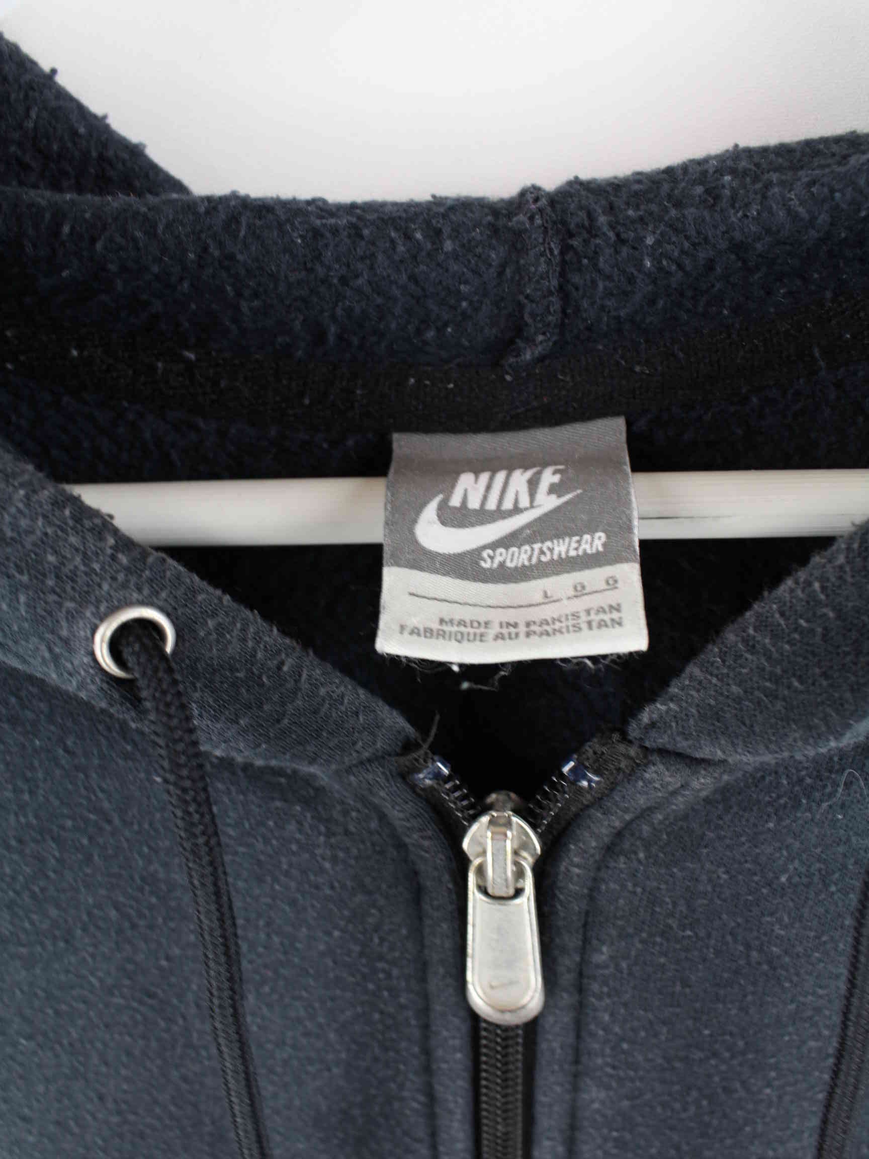 Nike y2k Embroidered Zip Hoodie Schwarz L (detail image 2)