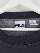 Fila 90s Vintage Embroidered Sweater Schwarz M (detail image 2)