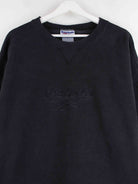 Reebok 90s Vintage Embroidered Heavy Sweater Schwarz XL (detail image 1)