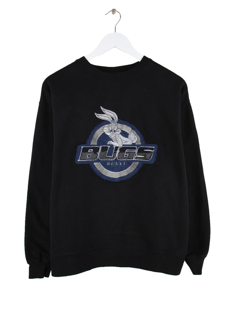 Warner Bros 00s Bugs Bunny Sweater Schwarz S