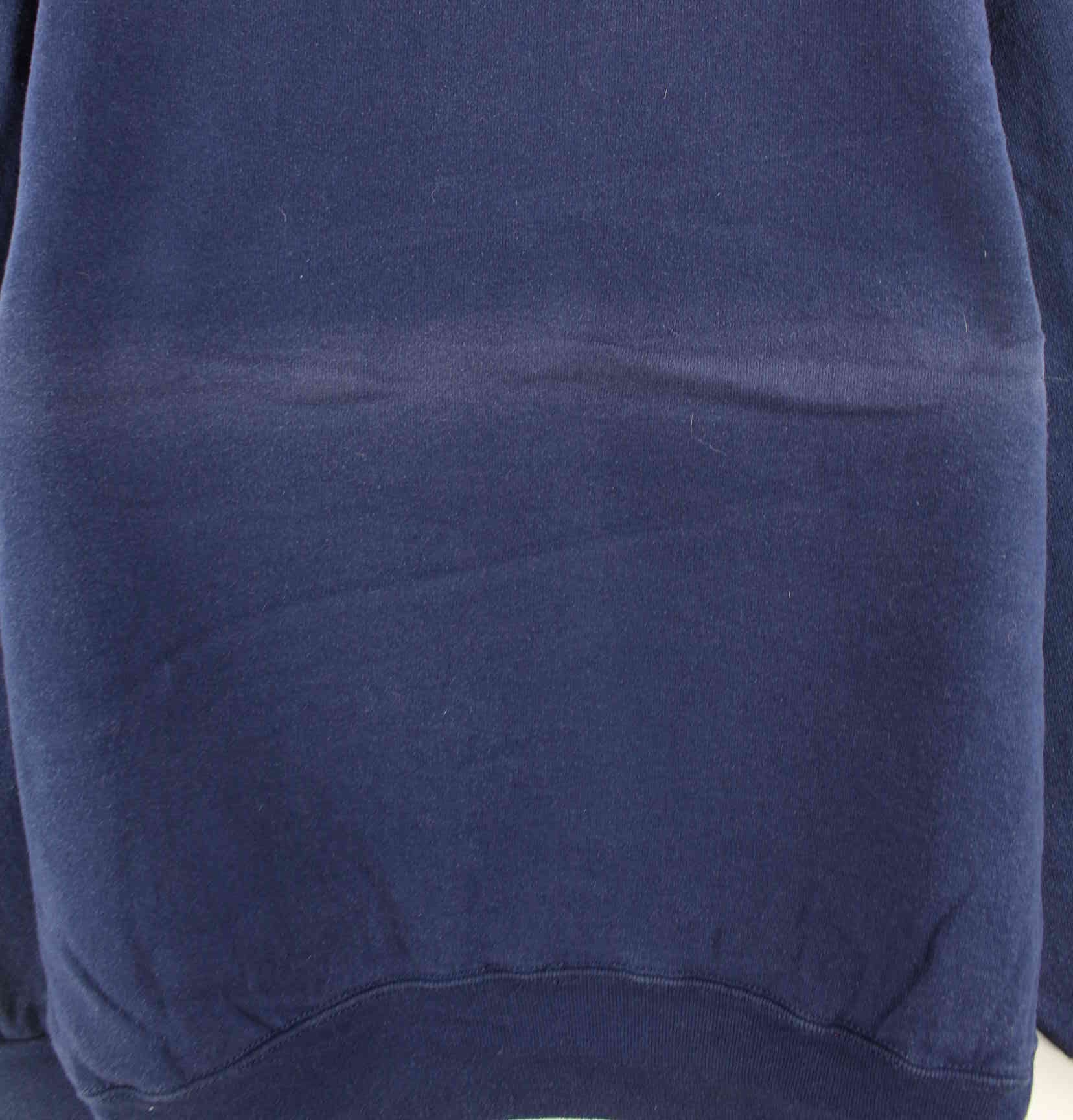 Camp David 80s Vintage Embroidered Sweater Blau L (detail image 4)