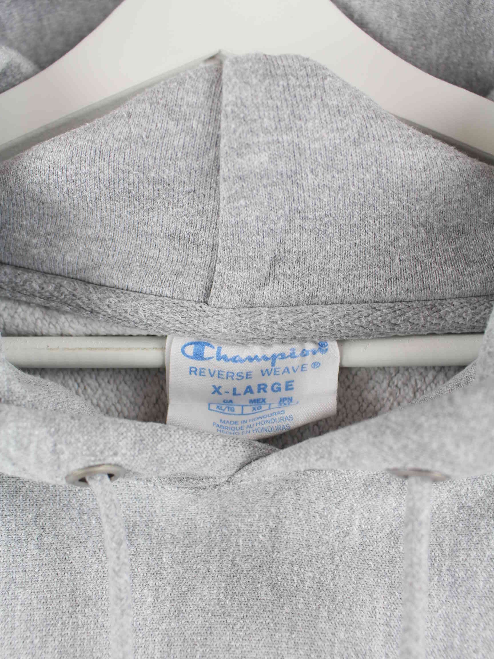 Champion reverse weave hoodie grau sale