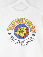 Vintage 80s The Bulldog Amsterdam Sweater Weiß M (detail image 1)