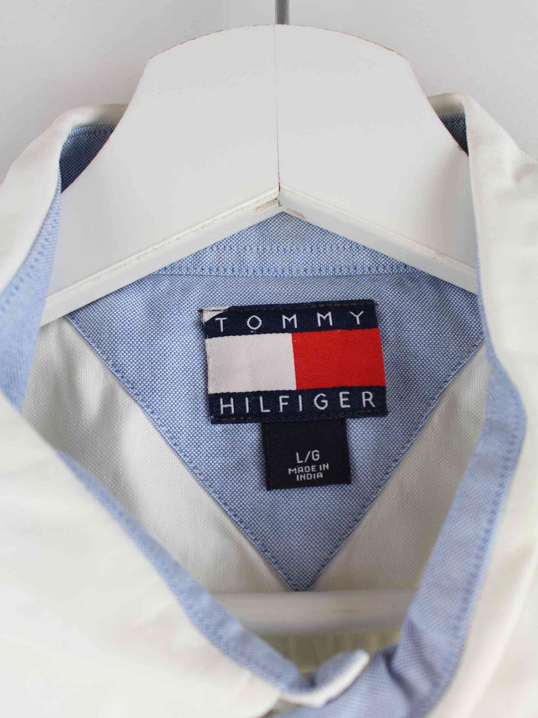 Tommy Hilfiger Kurzarm Hemd Weiß L (detail image 7)