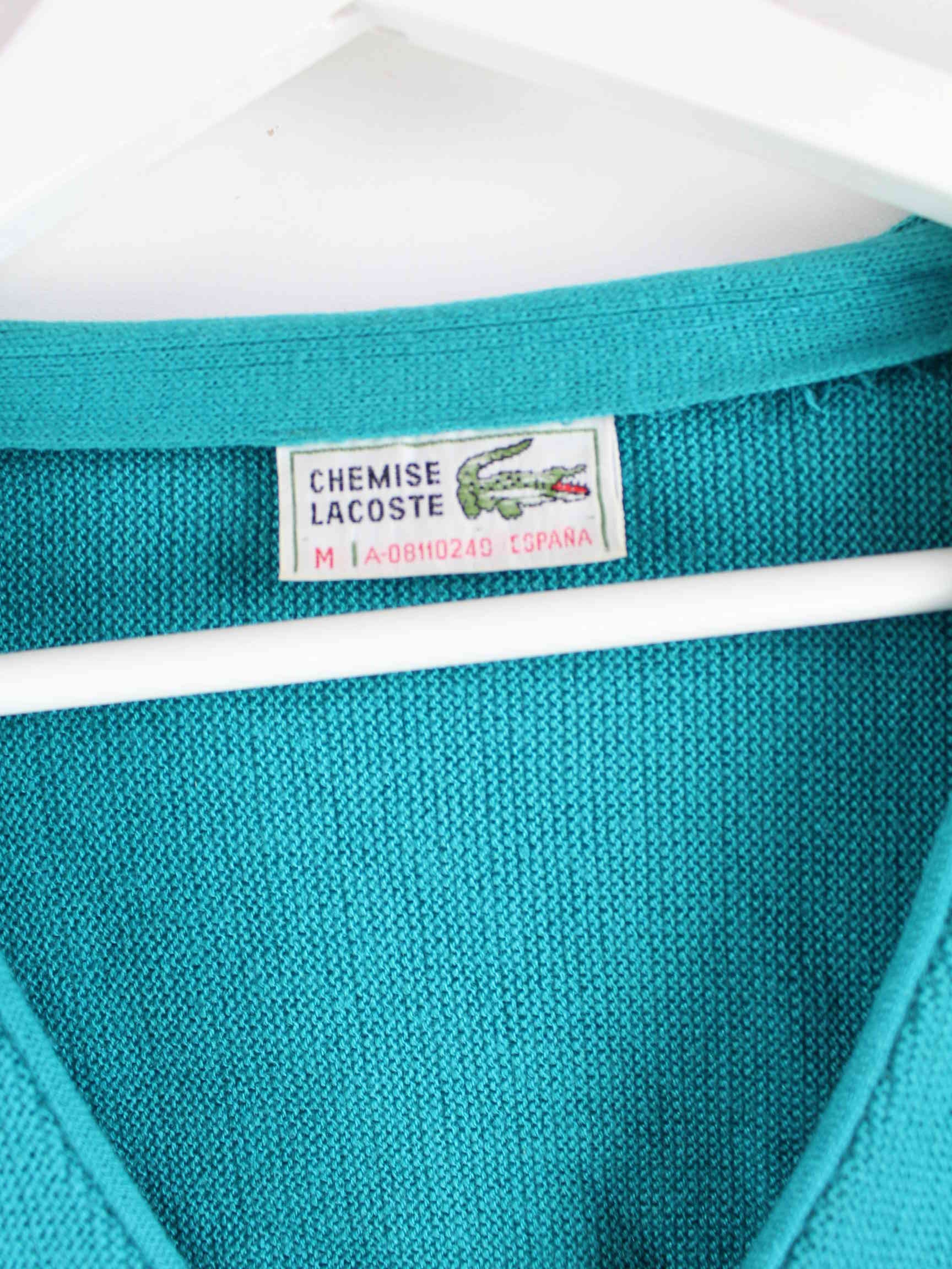 Lacoste 80s Vintage Pullunder Grün M (detail image 2)