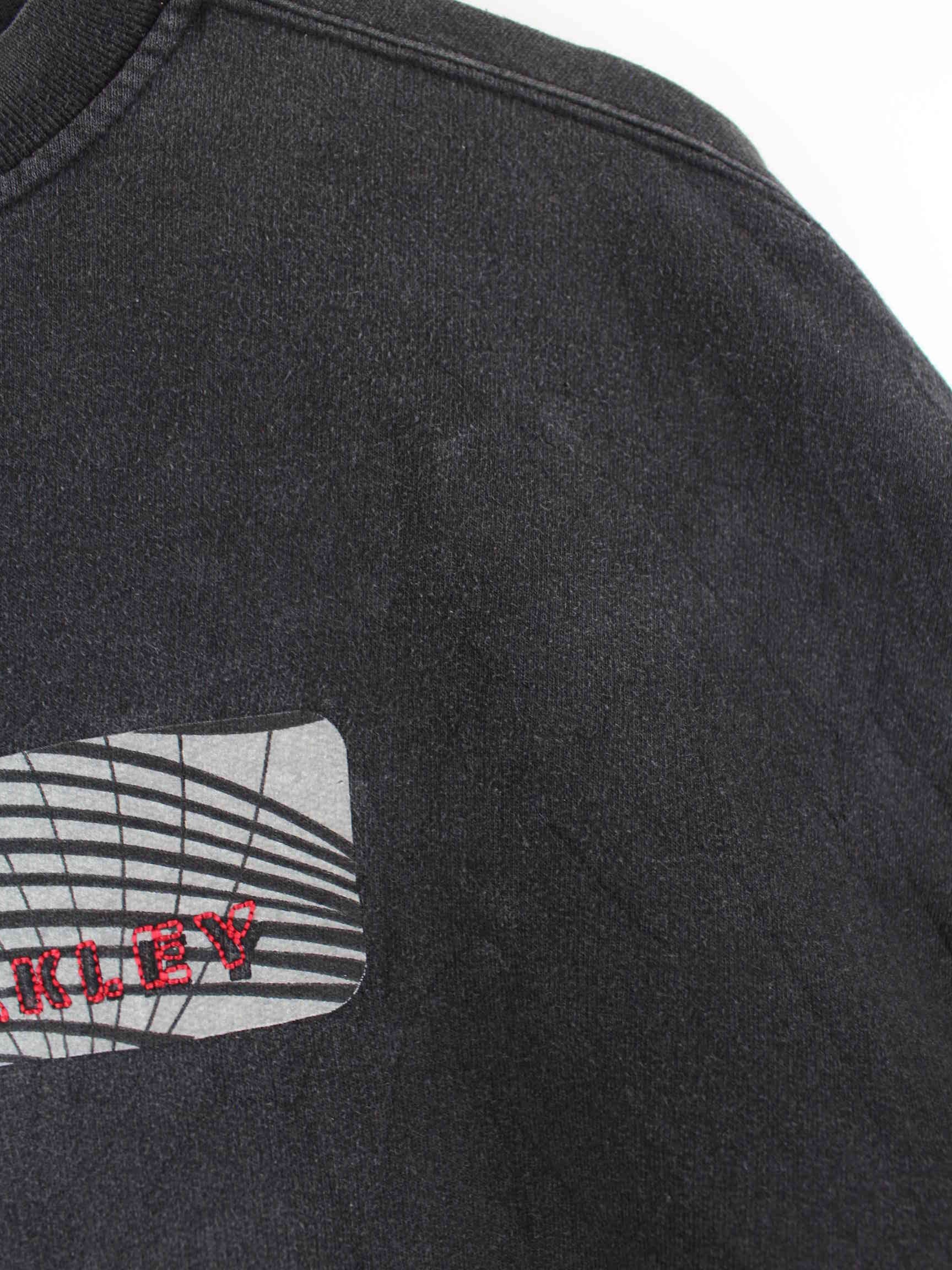 Oakley y2k Embroidered Sweater Schwarz L (detail image 3)