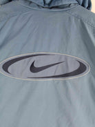 Nike 90s Vintage Center Swoosh Embroidered Jacke Blau L (detail image 4)