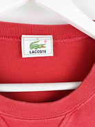 Lacoste 90s Vintage Sweater Rot L (detail image 2)