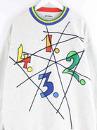 Carlo Colucci 90s Vintage 1234 Pullover Grau XL (detail image 1)