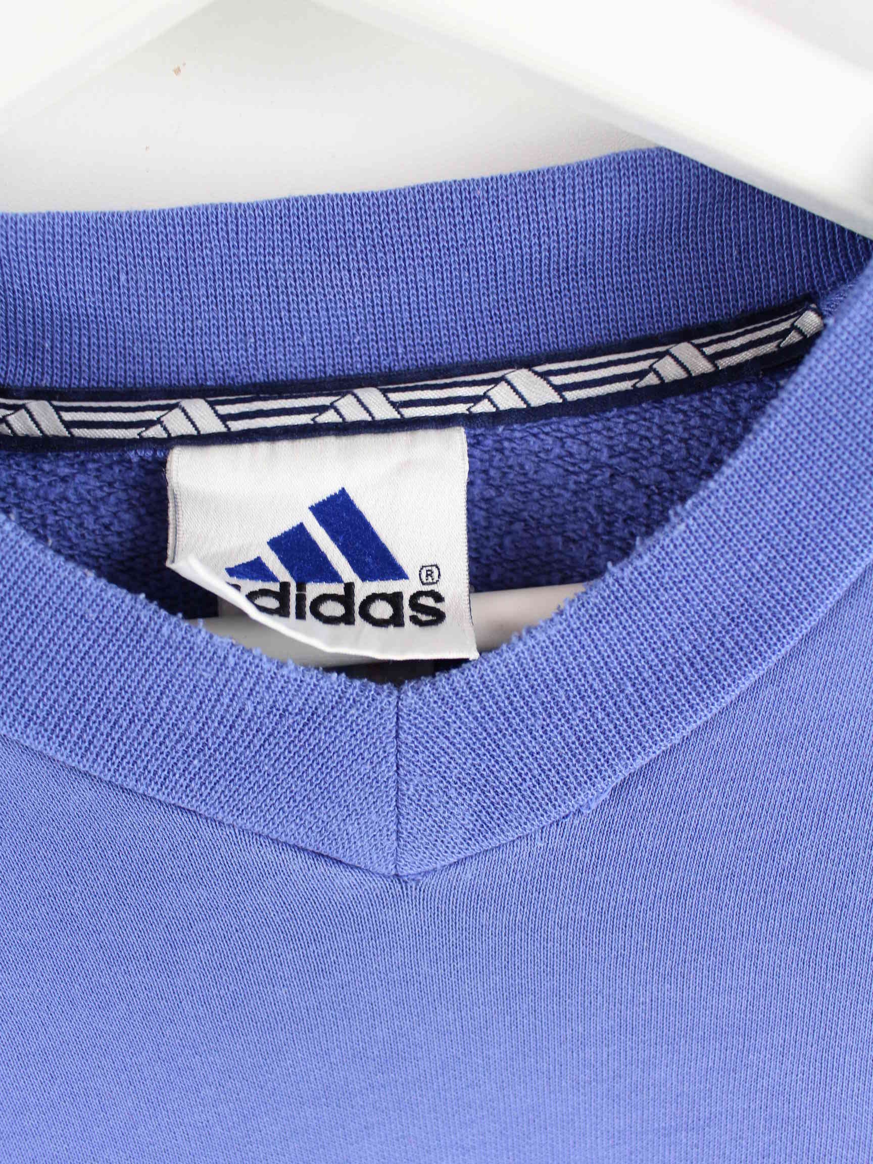 Adidas 90s Vintage 3-Stripes Sweater Blau L (detail image 2)