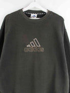 Adidas 90s Vintage Big Logo Embroidered Sweater Grün L (detail image 1)