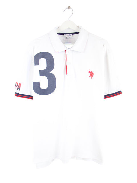 U.S. Polo ASSN. Print Polo Weiß XL