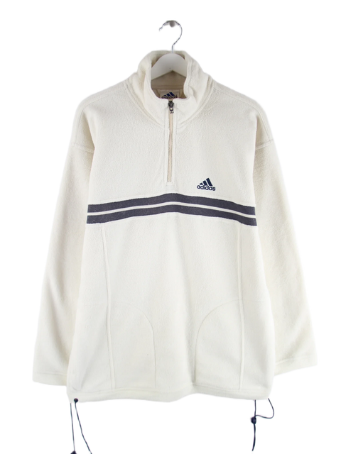Adidas Fleece Beige M – Vorderseite