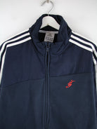 Adidas Fleece Blau L – Detailansicht Vorderseite