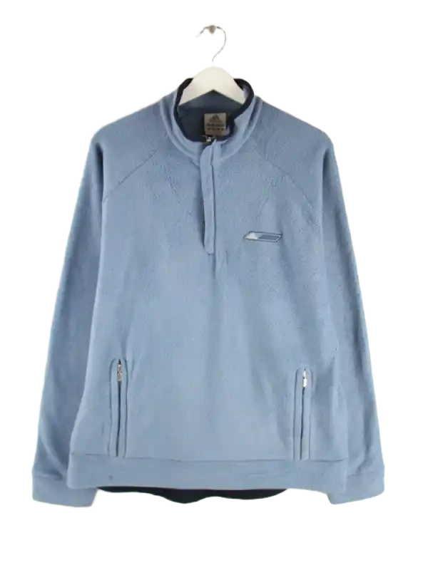Adidas Fleece Blau XXL – Vorderseite