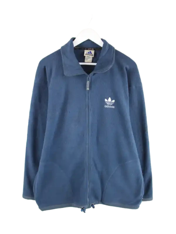 Adidas Fleece Blau XL – Vorderseite