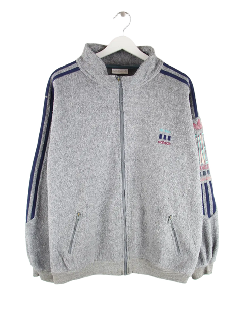 Adidas Fleece Grau XL – Vorderseite