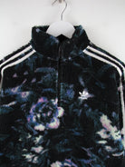 Adidas Fleece Schwarz XS – Detailansicht Vorderseite