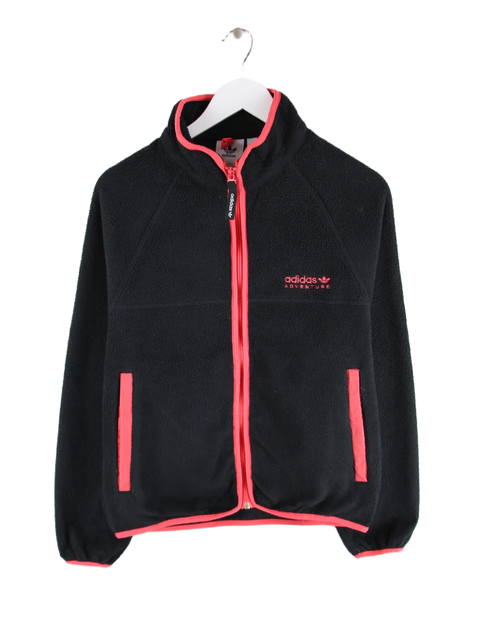 Adidas Fleece Schwarz XS – Vorderseite