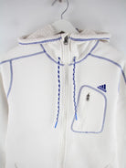 Adidas Fleece Weiß XL – Detailansicht Vorderseite