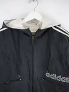 Adidas Jacke Schwarz L – Detailansicht Vorderseite
