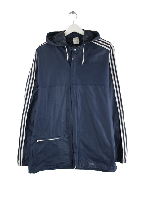 Adidas Leichte Jacke Blau L – Vorderseite