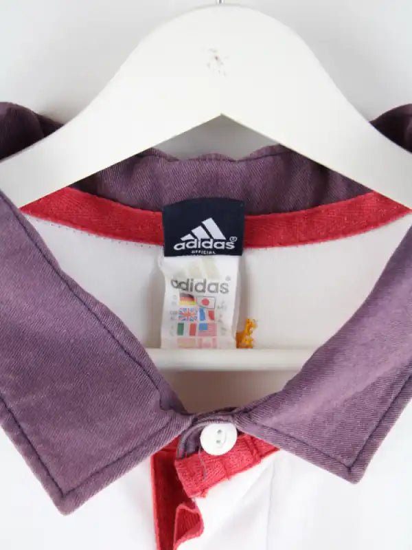Adidas Polo Weiß XL – Etikett