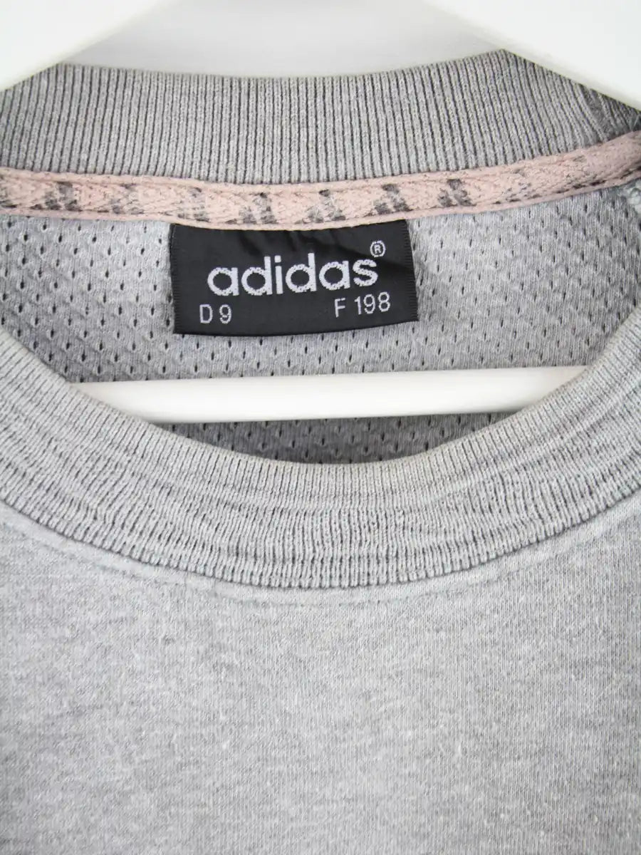 Adidas Sweater Grau XL – Etikett