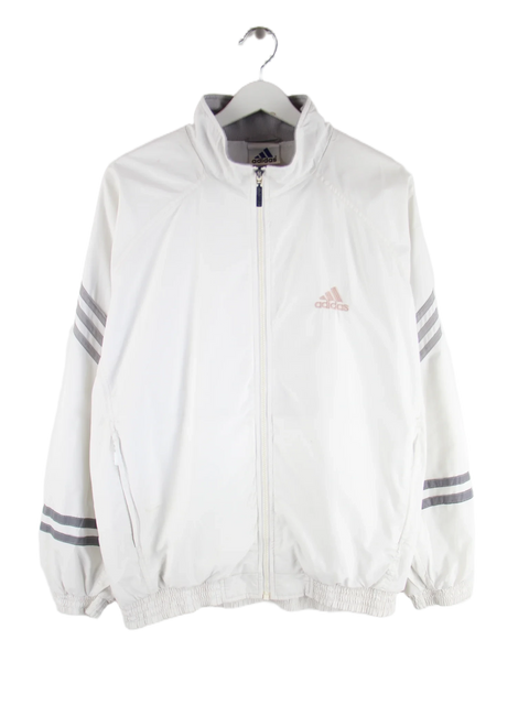 Adidas Trainingsjacke Weiß L – Vorderseite