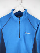 Berghaus Fleece Blau S – Detailansicht Vorderseite