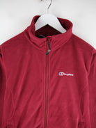 Berghaus Fleece Rot L – Detailansicht Vorderseite